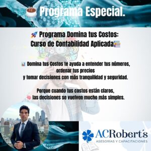 Programa Domina tus Costos: Curso de Contabilidad Aplicada